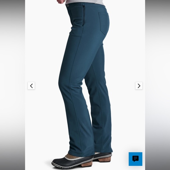 NWT Kuhl Women's Frost Softshell Straight Leg Pants in Wildwood Size 14 Reg - Picture 9 of 14